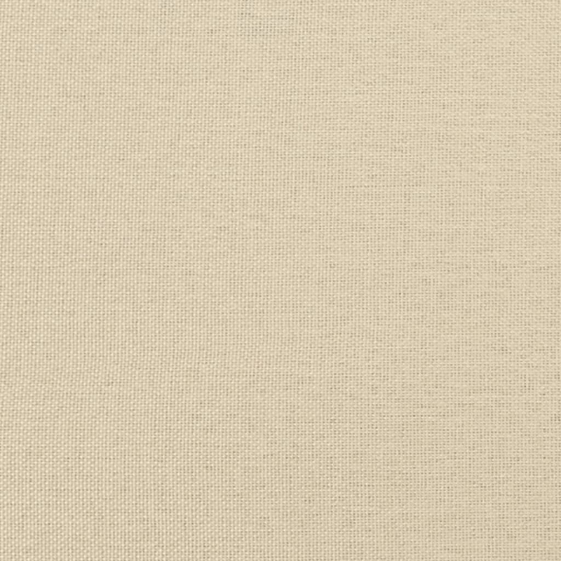 Bett mit Matratze Creme 90x200 cm Stoff