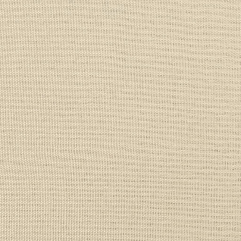 Bett mit Matratze Creme 160x200 cm Stoff