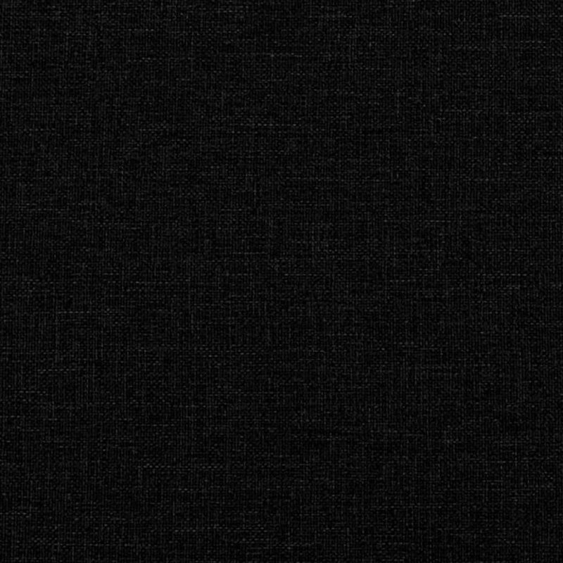 Bett mit Matratze Schwarz 200x200 cm Stoff