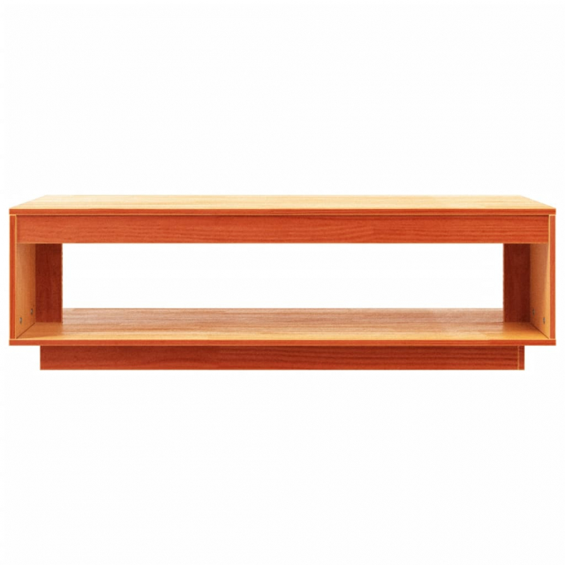 Couchtisch Wachsbraun 110x50x33,5 cm Massivholz Kiefer