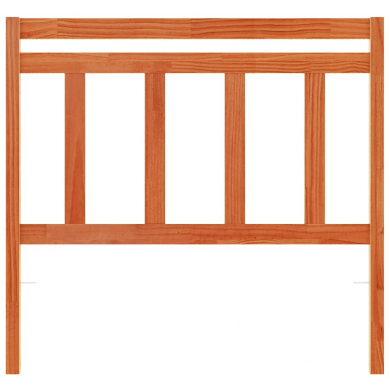 Kopfteil Wachsbraun 100 cm Massivholz Kiefer