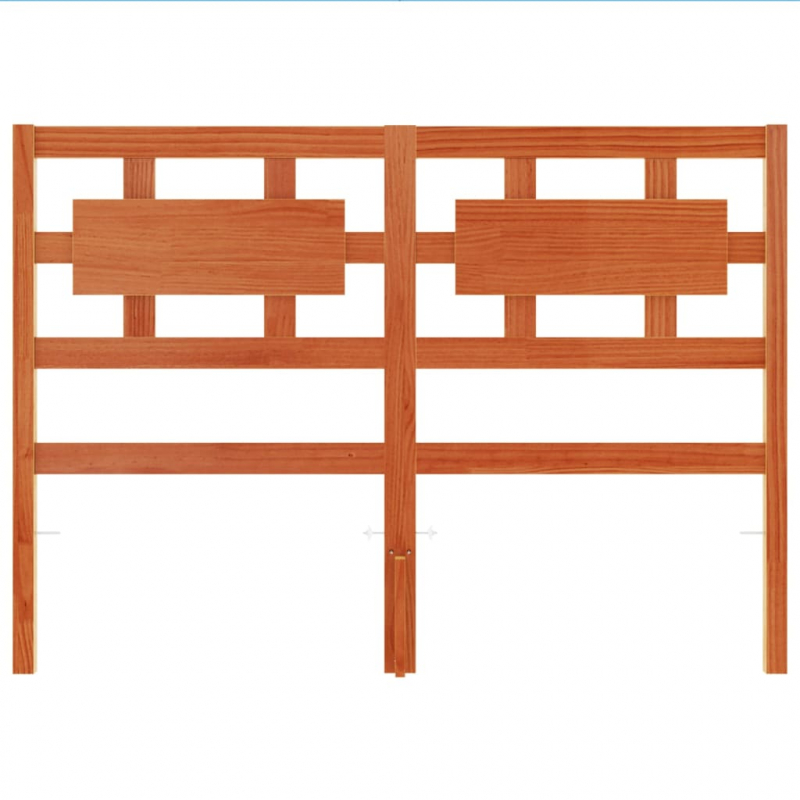 Kopfteil Wachsbraun 135 cm Massivholz Kiefer