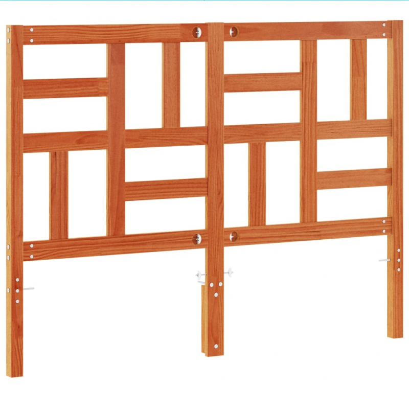 Kopfteil Wachsbraun 150 cm Massivholz Kiefer