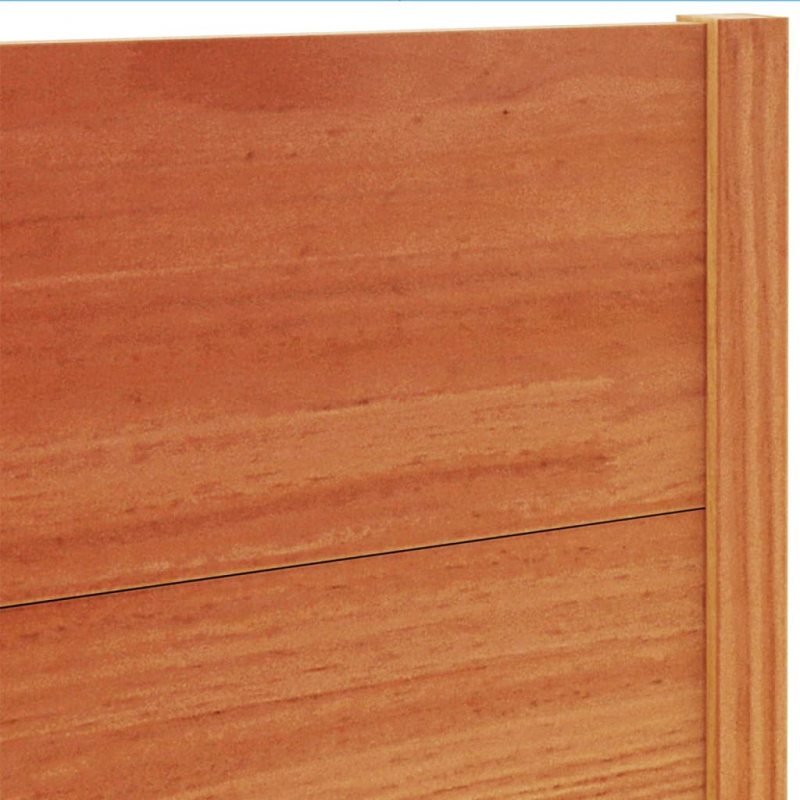 Kopfteil Wachsbraun 150 cm Massivholz Kiefer