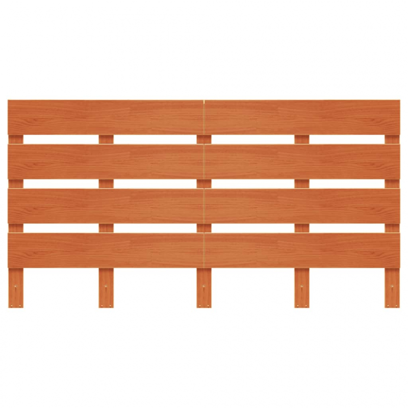 Kopfteil Wachsbraun 150 cm Massivholz Kiefer