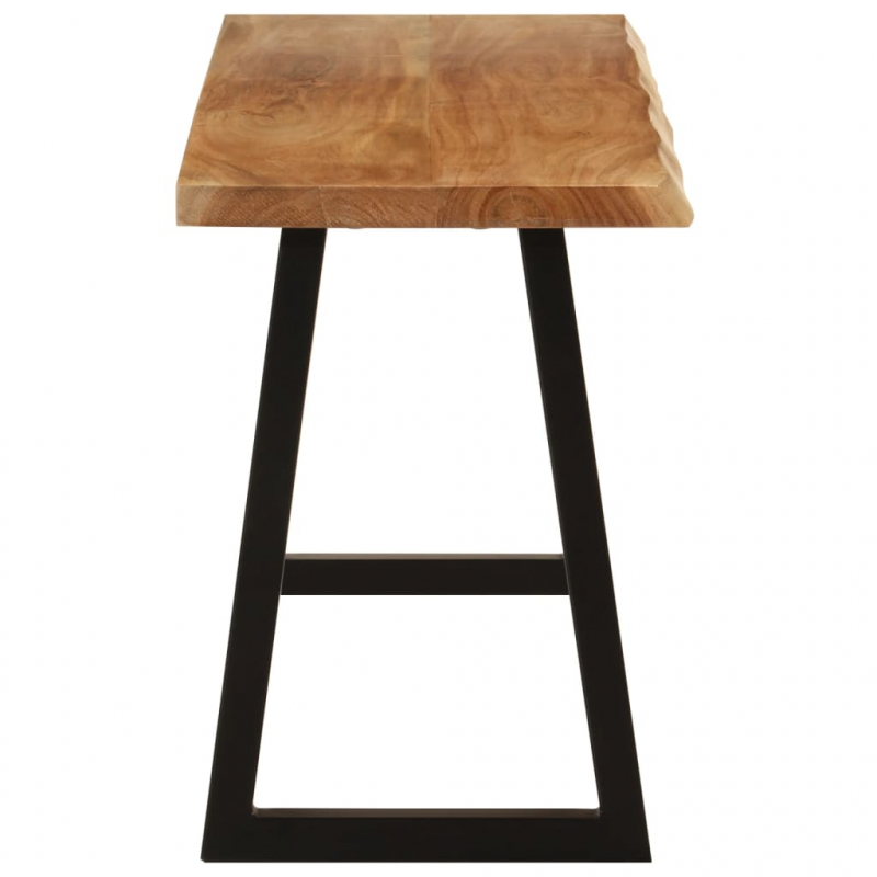 Bank Baumkante 105 cm Massivholz Akazie