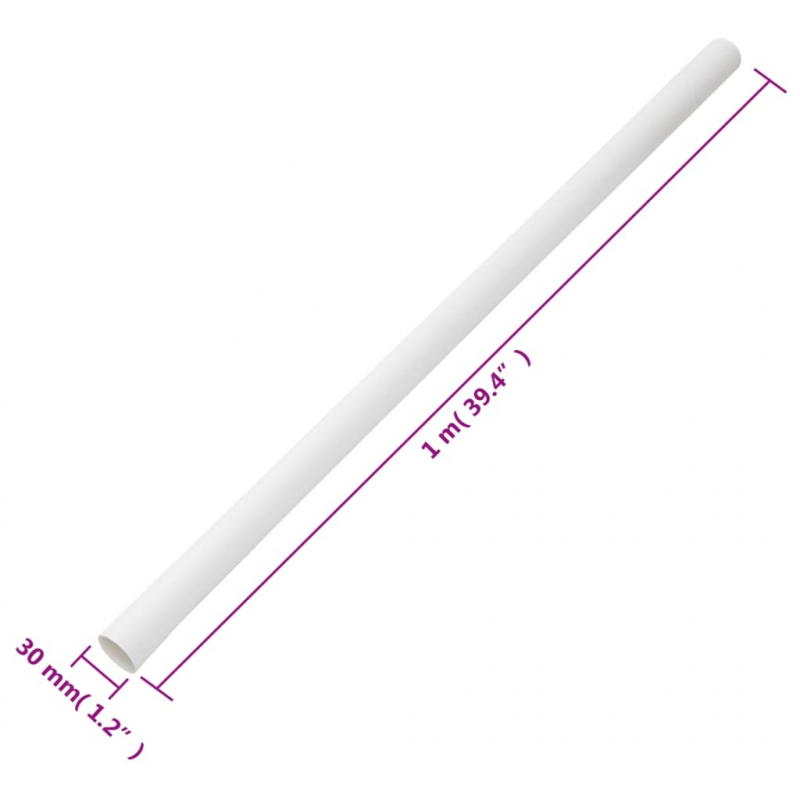 Installationsrohre Ø30 mm 30 m PVC