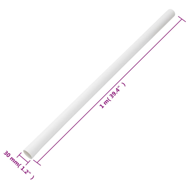 Installationsrohre mit Clips Ø30 mm 30 m PVC