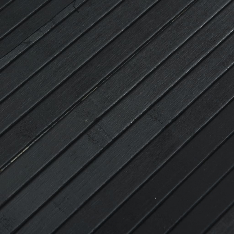 Paravent Schwarz 165x400 cm Bambus