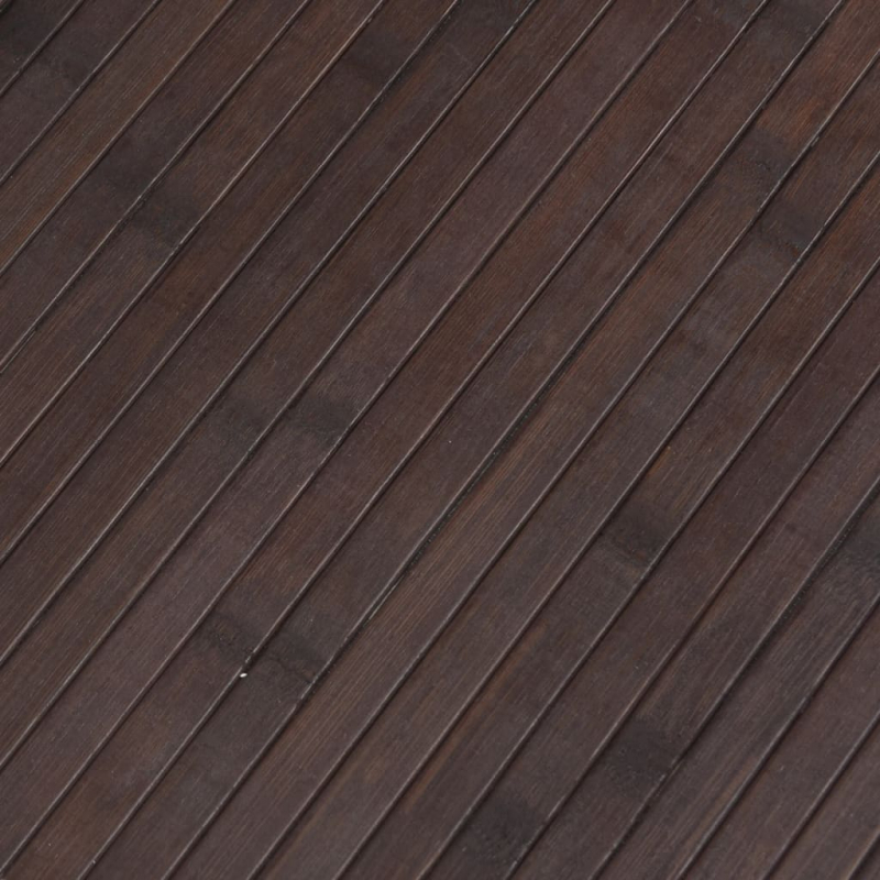 Paravent Dunkelbraun 165x400 cm Bambus