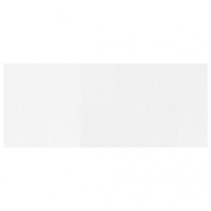 Paravent Weiß 165x400 cm Bambus