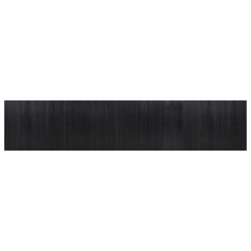 Paravent Schwarz 165x800 cm Bambus