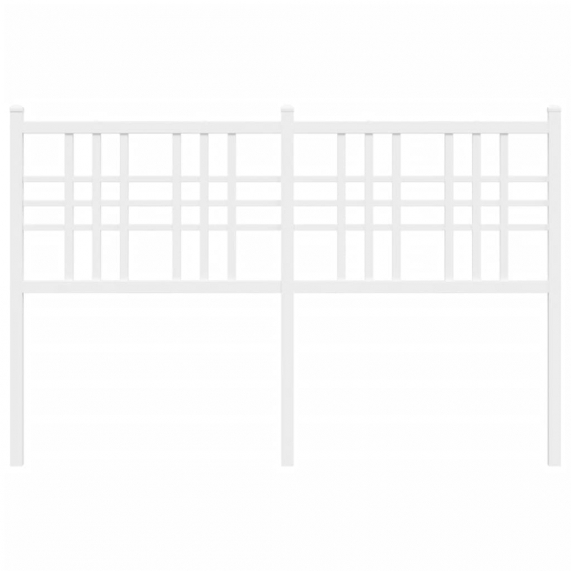 Kopfteil Metall Weiß 120 cm