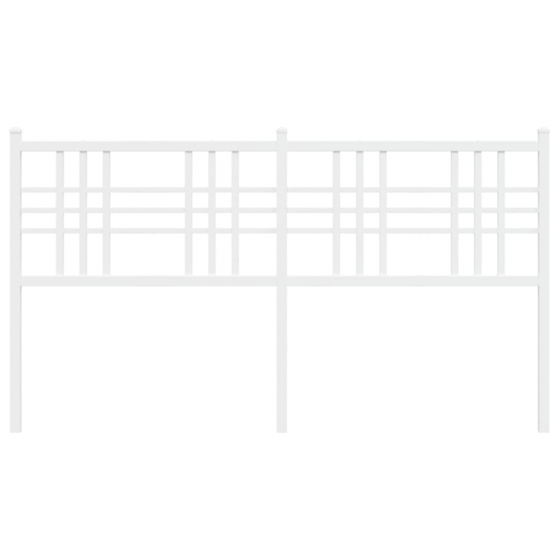 Kopfteil Metall Weiß 160 cm