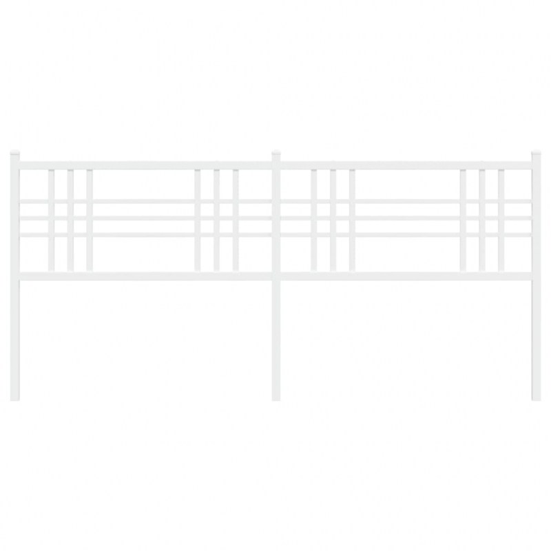 Kopfteil Metall Weiß 200 cm