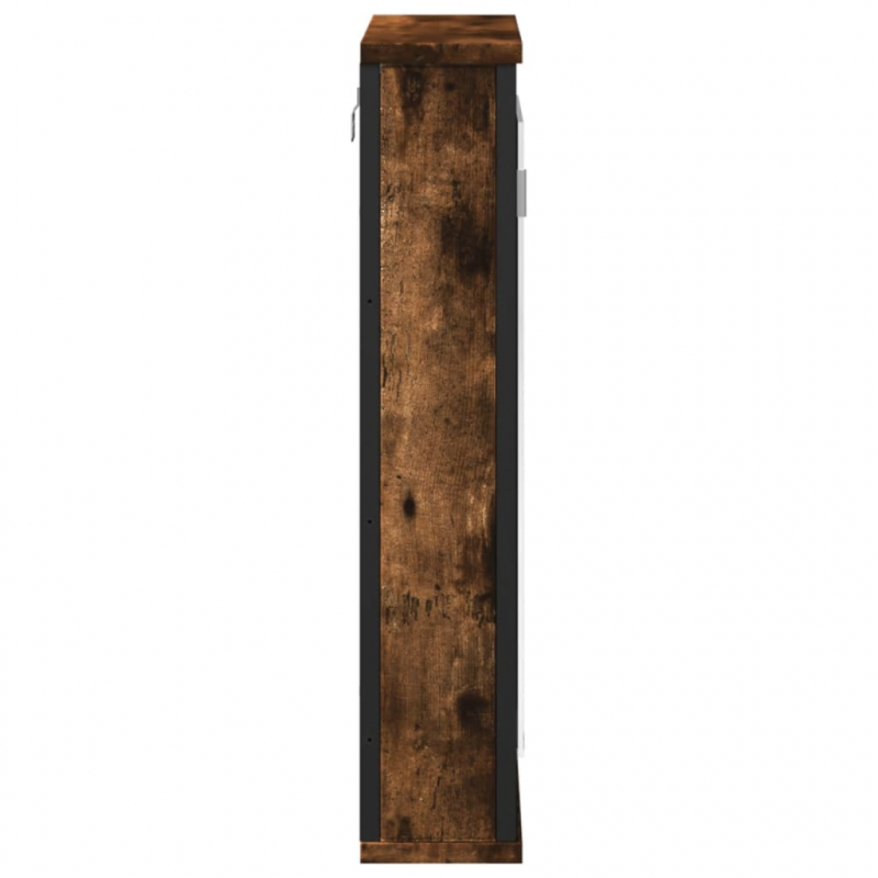 Bad-Spiegelschrank Räuchereiche 42x12x60 cm Holzwerkstoff