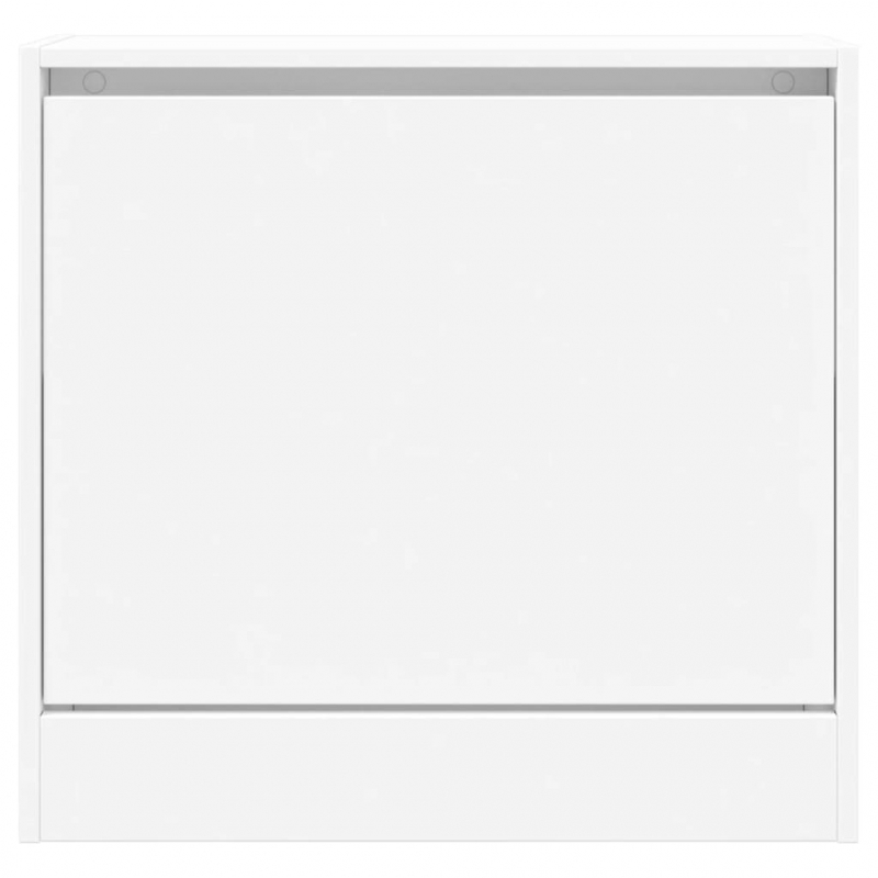 Schuhschrank Weiß 60x21x57 cm Holzwerkstoff