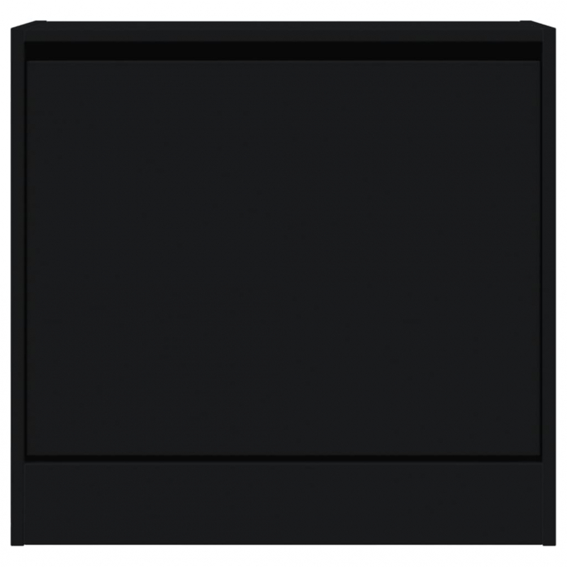 Schuhschrank Schwarz 60x21x57 cm Holzwerkstoff