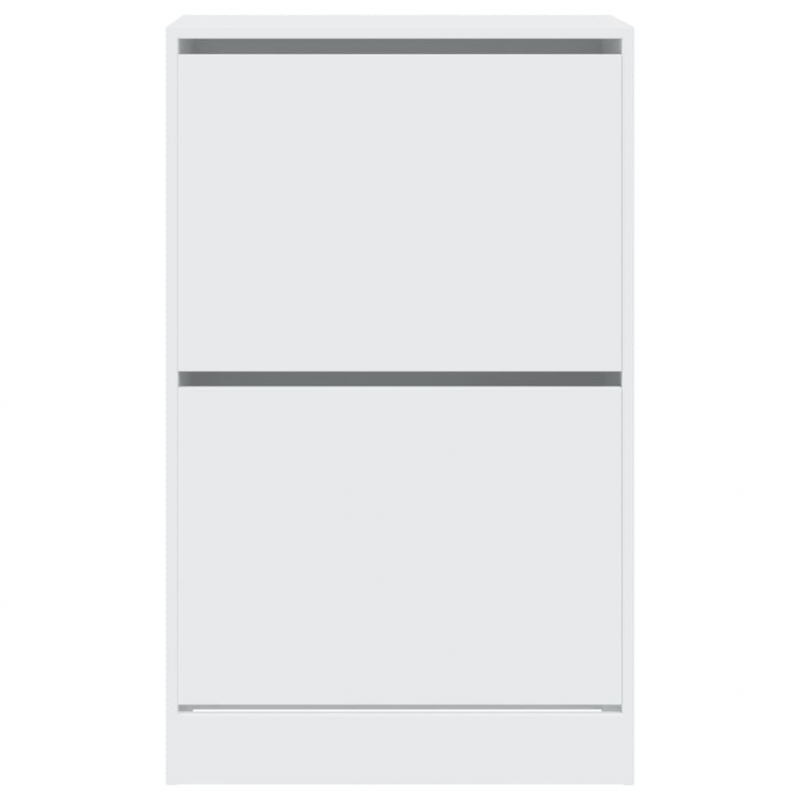 Schuhschrank Weiß 60x34x96,5 cm Holzwerkstoff