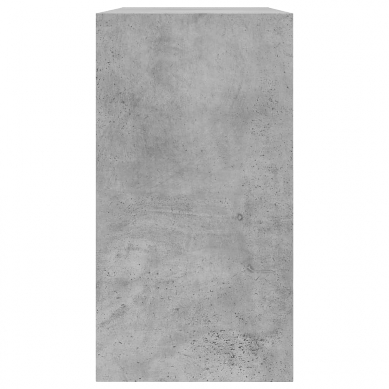 Schuhschrank Betongrau 80x34x63 cm Holzwerkstoff