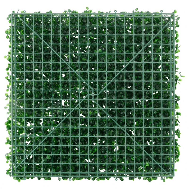 Kunsthecken 6 Stk. Grün 50x50 cm