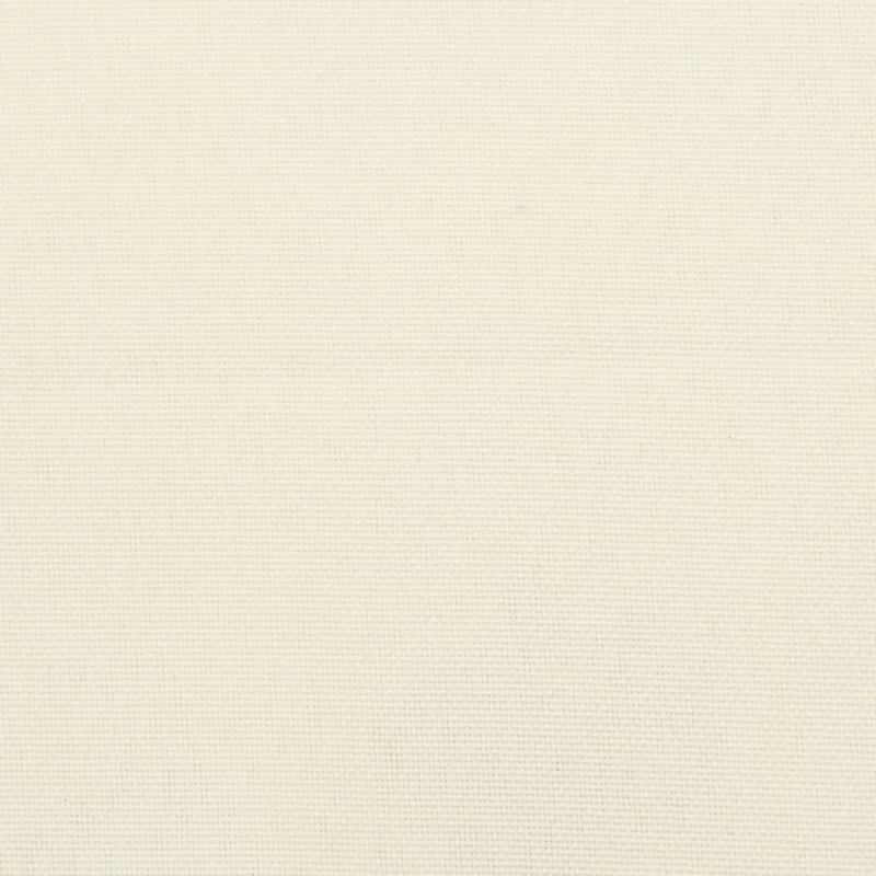 Niedriglehner-Auflagen 6 Stk. Creme Oxford-Gewebe