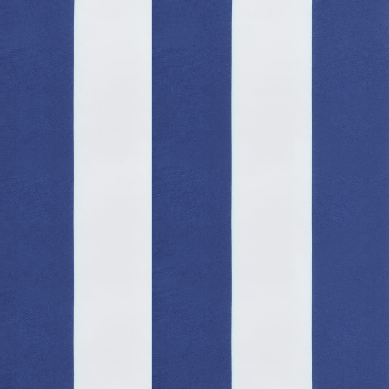 Niedriglehner-Auflagen 2 Stk. Blau Weiß Gestreift Oxford-Gewebe