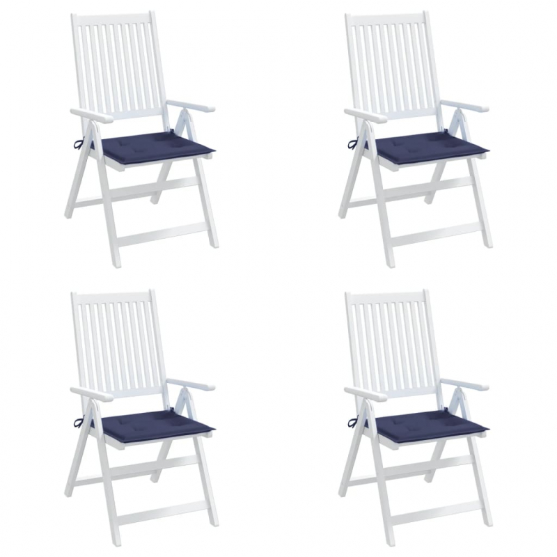 Palettenkissen 4 Stk. Marineblau 40x40x4 cm Oxford-Gewebe