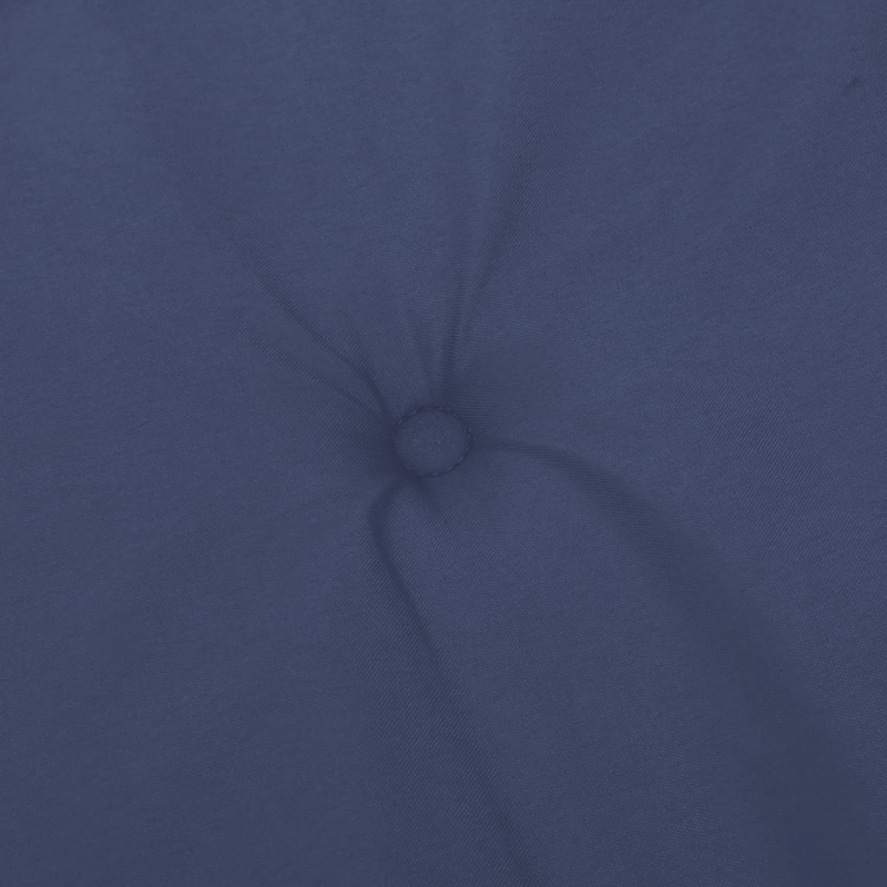 Niedriglehner-Auflagen 2 Stk. Marineblau Stoff