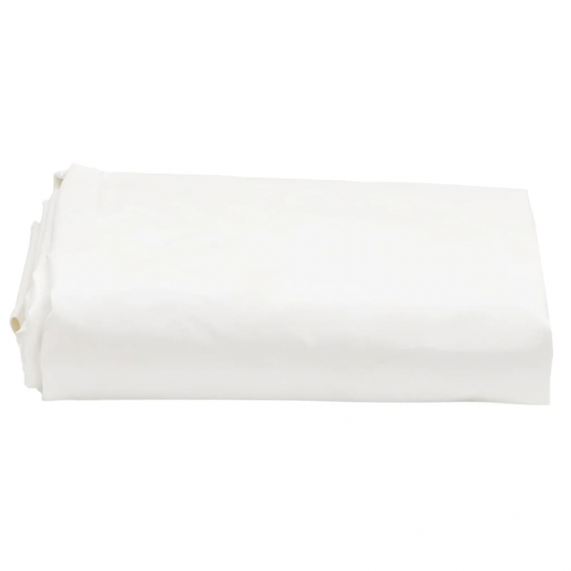 Abdeckplane Weiß 1x2,5 m 650 g/m²