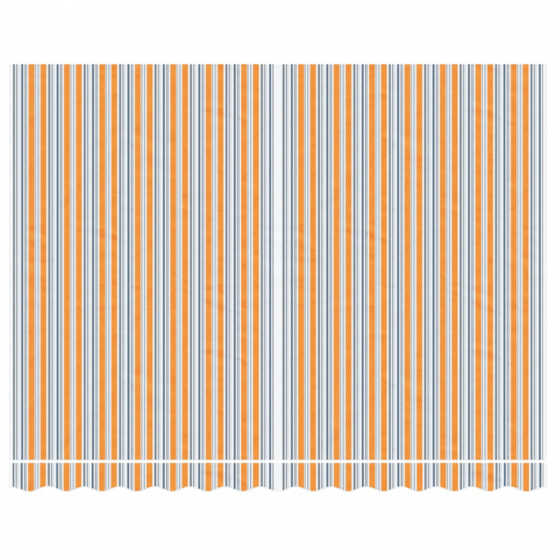 Markisenbespannung Mehrfarbig Gestreift 3,5x2,5 m