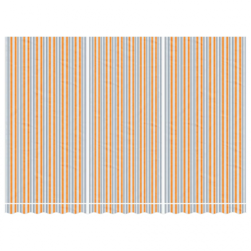 Markisenbespannung Mehrfarbig Gestreift 4,5x3 m