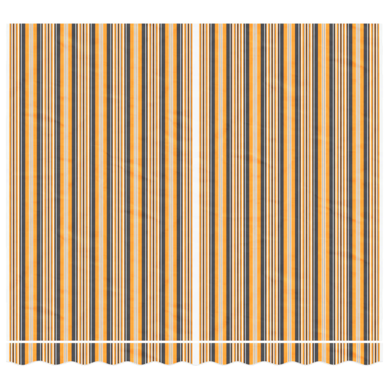 Markisenbespannung Mehrfarbig Gestreift 3x2,5 m