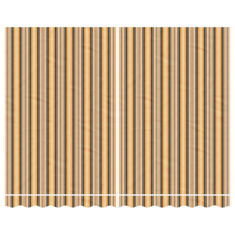 Markisenbespannung Mehrfarbig Gestreift 3,5x2,5 m