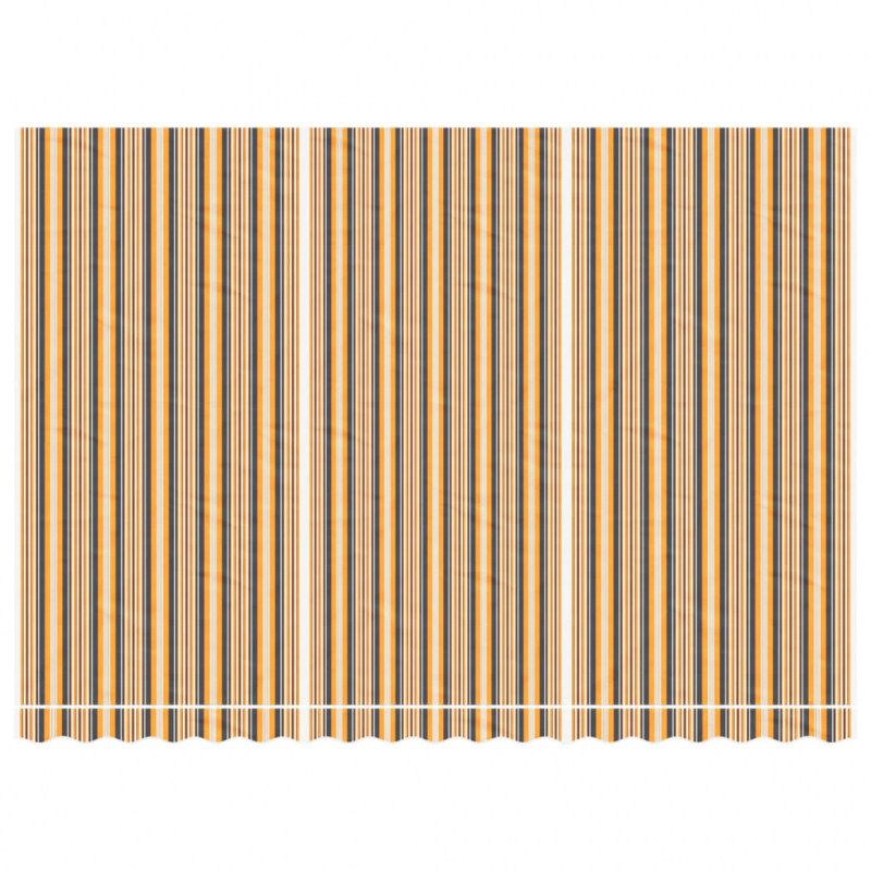 Markisenbespannung Mehrfarbig Gestreift 4,5x3 m