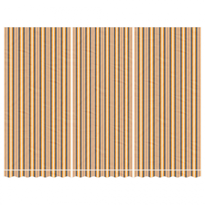 Markisenbespannung Mehrfarbig Gestreift 5x3,5 m