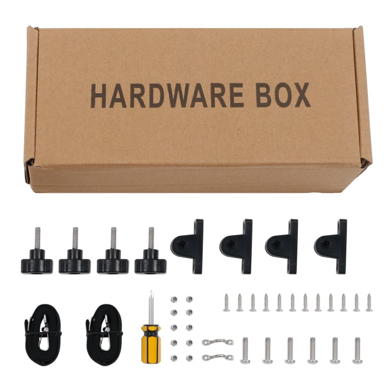 4-Bow Bimini-Top Schwarz 243x180x137 cm