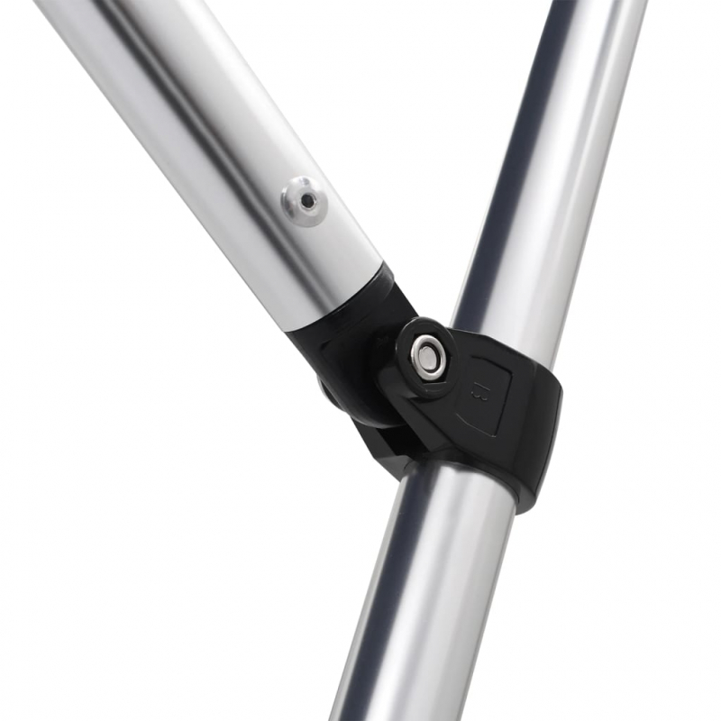 4-Bow Bimini-Top Schwarz 243x180x137 cm