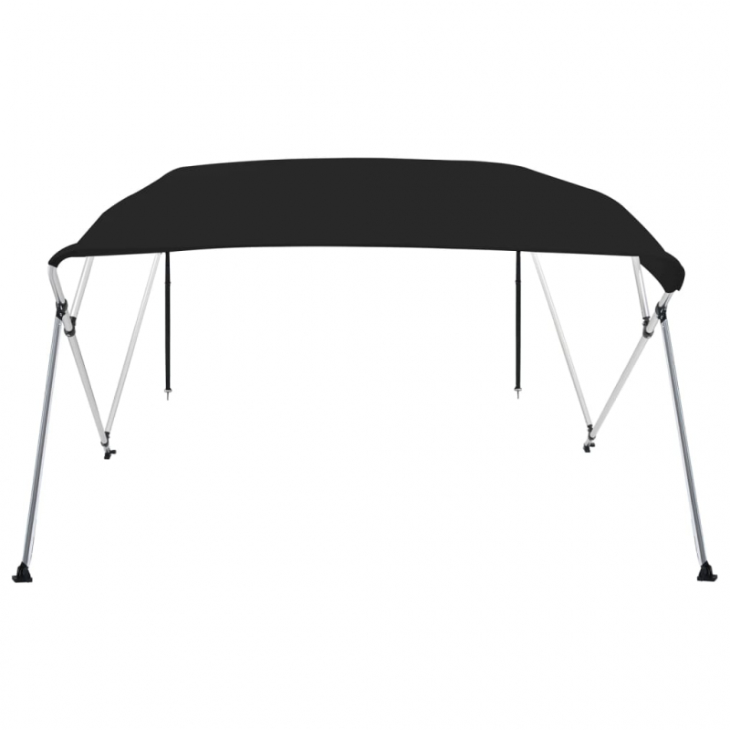 4-Bow Bimini-Top Schwarz 243x244x137 cm