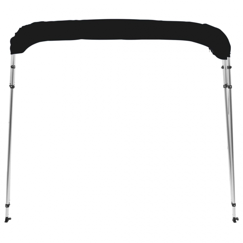 4-Bow Bimini-Top Schwarz 243x244x137 cm
