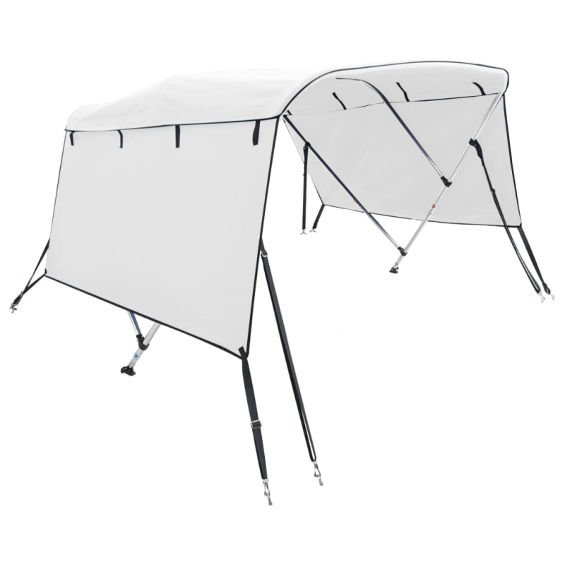 4-Bow Bimini-Top mit Seitenteilen 243x(170-182)x137 cm