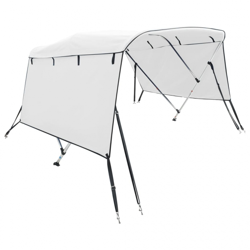 4-Bow Bimini-Top mit Seitenteilen 243x(200-213)x137 cm