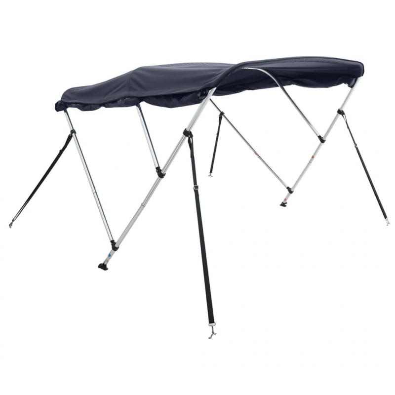 4-Bow Bimini-Top mit Seitenteilen 243x(230-244)x137 cm
