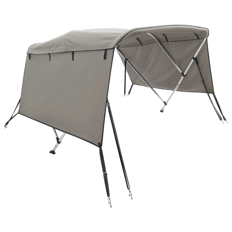 4-Bow Bimini-Top mit Seitenteilen 243x(185-198)x137 cm