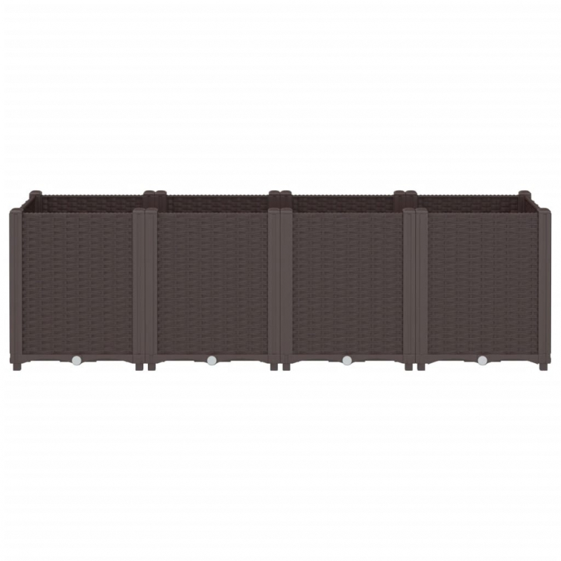 Pflanzkübel Braun 160x40x53 cm PP