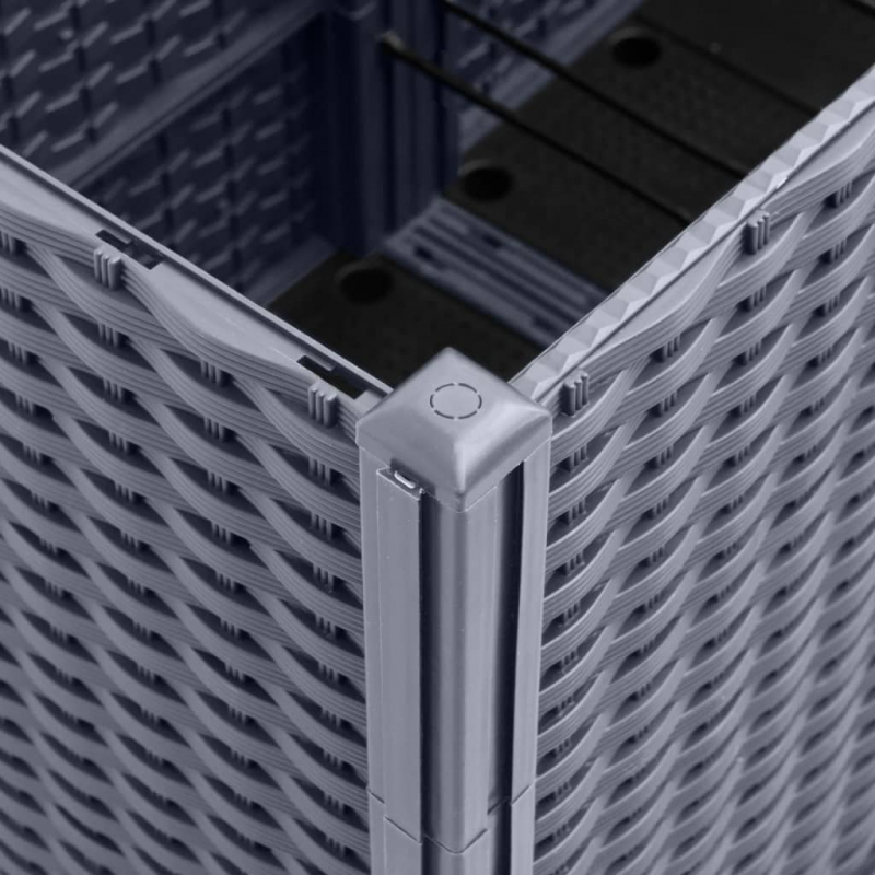 Pflanzkübel Blaugrau 160x120x53 cm PP