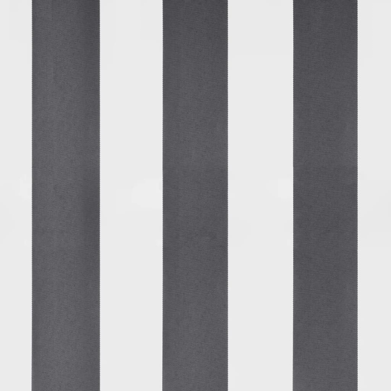 Markise Manuell Anthrazit & Weiß 450x300 cm