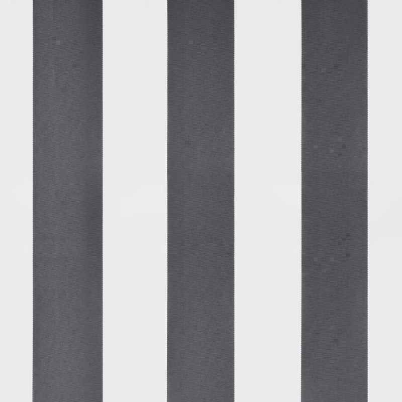 Markise Manuell Anthrazit & Weiß 400x300 cm