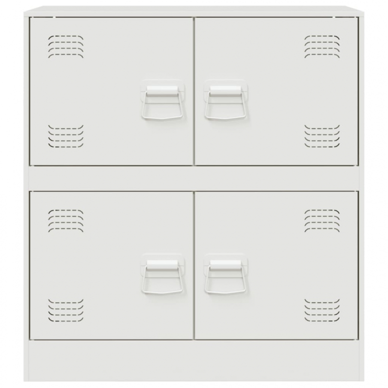 Sideboard Weiß 67x39x73 cm Stahl