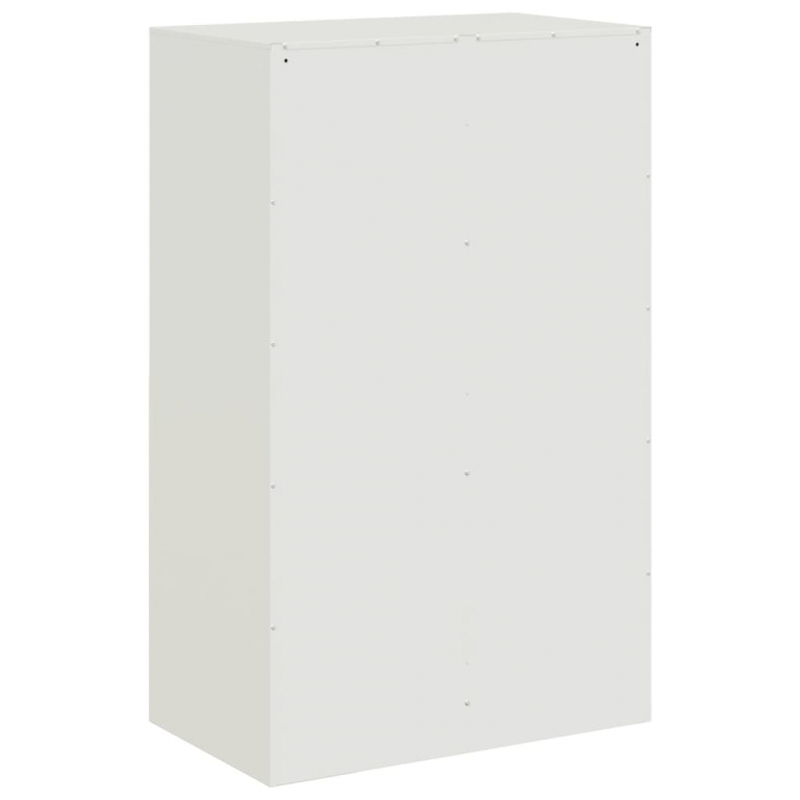 Sideboard Weiß 67x39x107 cm Stahl